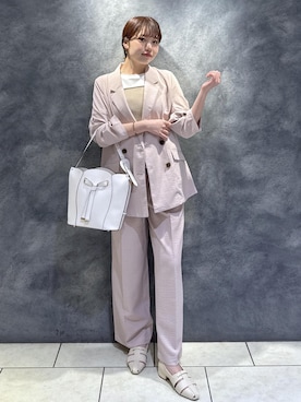 「VIS（ビス）のアイテム（トップス）」を使った、minary1005さん（レディース・158cm）の春コーディネート