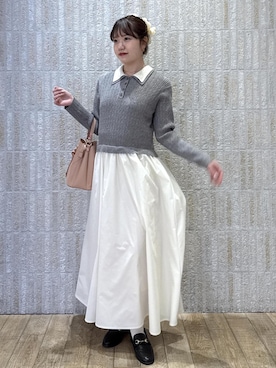 「VIS（ビス）のアイテム」を使った、minary1005さん（レディース・158cm）の冬コーディネート