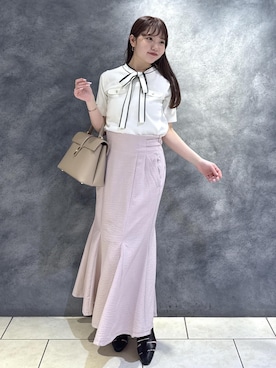 「VIS（ビス）のアイテム（ハンドバッグ）」を使った、minary1005さん（レディース・158cm）の春コーディネート