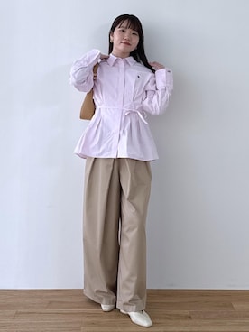 「Juze（ジュゼ）のアイテム」を使った、minary1005さん（レディース・158cm）の春コーディネート