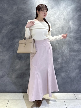 「VIS（ビス）のアイテム（トップス）」を使った、minary1005さん（レディース・158cm）の春コーディネート