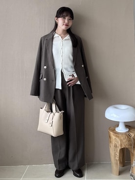 「VIS（ビス）のアイテム（バッグ）」を使った、minary1005さん（レディース・158cm）の夏コーディネート