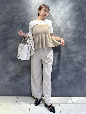 「VIS（ビス）のアイテム（テーラードジャケット）」を使った、minary1005さん（レディース・158cm）の春コーディネート