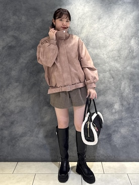 「MARY QUANT（マリークワント）のアイテム」を使った、minary1005さん（レディース・158cm）の秋コーディネート
