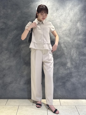 「VIS（ビス）のアイテム（パンツ）」を使った、minary1005さん（レディース・158cm）の夏コーディネート