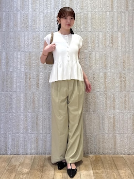 「アイテム（パンプス）」を使った、minary1005さん（レディース・158cm）の夏コーディネート