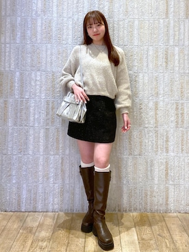 「初冬コーデ」｜minary1005さん（レディース・158cm）の冬コーディネート