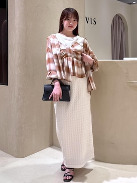 「Juze（ジュゼ）のアイテム（サンダル）」を使った、minary1005さん（レディース・158cm）の夏コーディネート