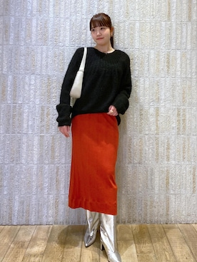 「セレモニーコーデ」｜「アイテム（ブーツ）」を使った、minary1005さん（レディース・158cm）の冬コーディネート