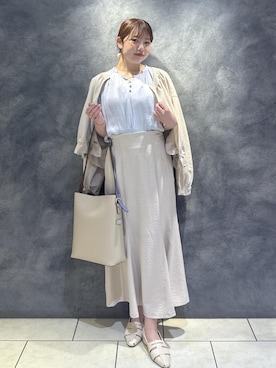 「VIS（ビス）のアイテム（トップス）」を使った、minary1005さん（レディース・158cm）の春コーディネート