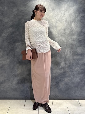 「VIS（ビス）のアイテム（バッグ）」を使った、minary1005さん（レディース・158cm）の夏コーディネート
