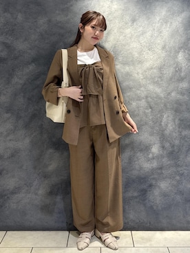 「VIS（ビス）のアイテム（パンツ）」を使った、minary1005さん（レディース・158cm）の夏コーディネート