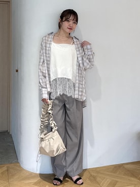 「Juze（ジュゼ）のアイテム」を使った、minary1005さん（レディース・158cm）の夏コーディネート