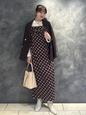 「VIS（ビス）のアイテム」を使った、minary1005さん（レディース・158cm）の秋コーディネート