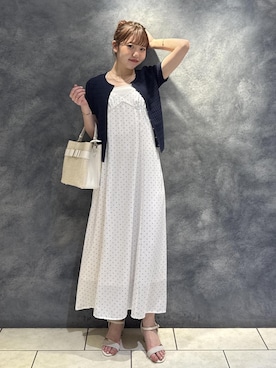 「VIS（ビス）のアイテム（キャミソール）」を使った、minary1005さん（レディース・158cm）の夏コーディネート