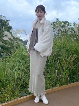「タイト」｜「アイテム（ブーツ）」を使った、minary1005さん（レディース・158cm）の秋コーディネート