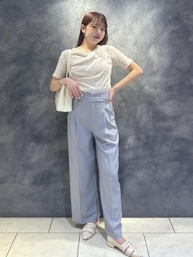 「VIS（ビス）のアイテム（トップス）」を使った、minary1005さん（レディース・158cm）の春コーディネート