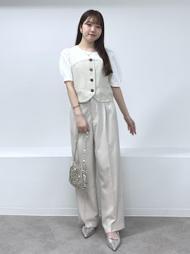 「Wtops_pickup」｜minary1005さん（レディース・158cm）の春コーディネート
