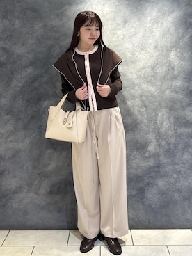 「Juze（ジュゼ）のアイテム」を使った、minary1005さん（レディース・158cm）の秋コーディネート