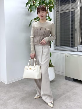 「アイテム（キャミソール）」を使った、minary1005さん（レディース・158cm）の冬コーディネート