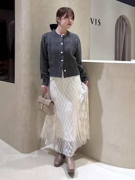 「アイテム（バレッタ/ヘアクリップ）」を使った、minary1005さん（レディース・158cm・20代）の秋コーディネート