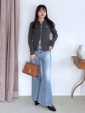 「Juze（ジュゼ）のアイテム」を使った、minary1005さん（レディース・158cm）の冬コーディネート