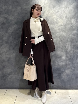 「VIS（ビス）のアイテム（トップス）」を使った、minary1005さん（レディース・158cm）の秋コーディネート