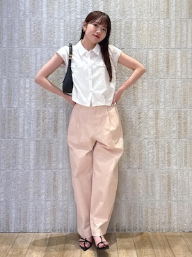 「アイテム（キャミソール）」を使った、minary1005さん（レディース・158cm）の夏コーディネート