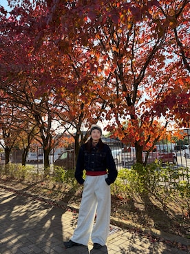 「UNIQLO（ユニクロ）のアイテム」を使った、Rioさん（骨格ウェーブ・レディース・156cm）の秋コーディネート