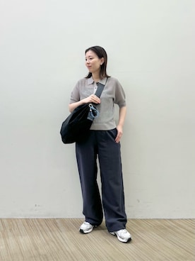 「アイテム（キーケース/キーアクセサリー）」を使った、Nakamotoさん（レディース・152cm）の秋コーディネート