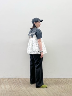 「BEAUTY&YOUTH UNITED ARROWS(ビューティーアンドユースユナイテッドアローズ)のアイテム(その他パンツ)」を使った、Nakamotoさん(レディース・152cm)の秋コーディネート