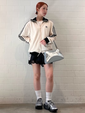 「アイテム（ジャージ）」を使った、RHさん（レディース・158cm）の秋コーディネート