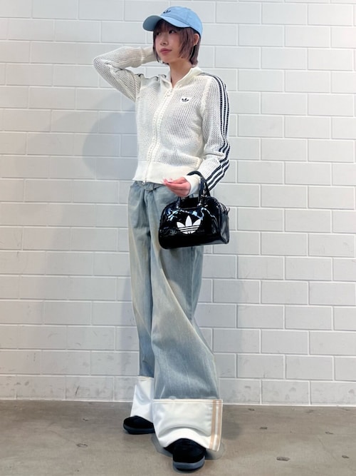 ビンテージ ワイドレッグ ジーンズ / アディダスオリジナルス adidas