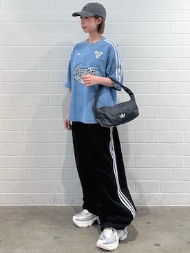 「adidas（アディダス）のアイテム（帽子）」を使った、RHさん（レディース・158cm）の春コーディネート
