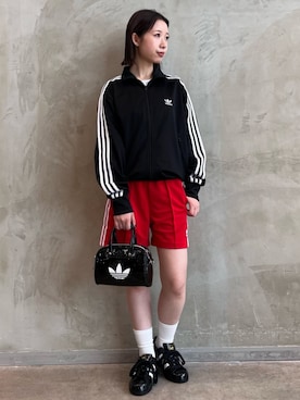 「アイテム（ジャージ）」を使った、RHさん（レディース・158cm）の夏コーディネート