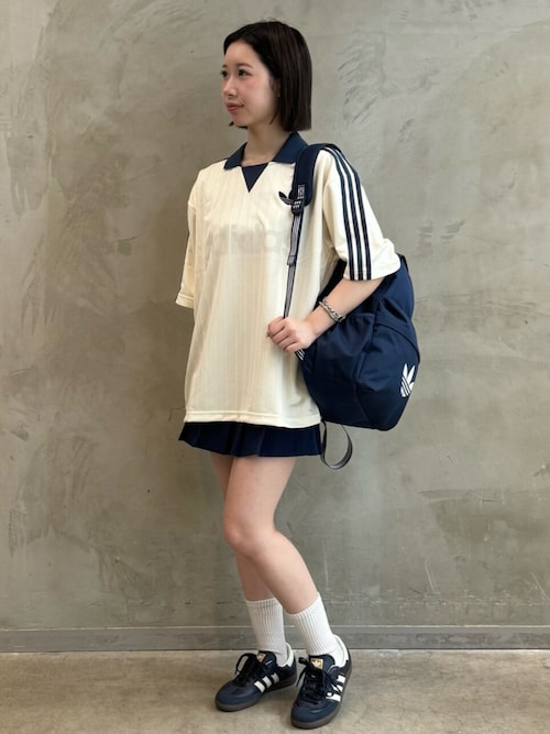 adidas 襟付きゴーリートップ　ネイビー メンズ M ゲームシャツ 襟付きゴーリートップ / アディダスオリジナルス adidas