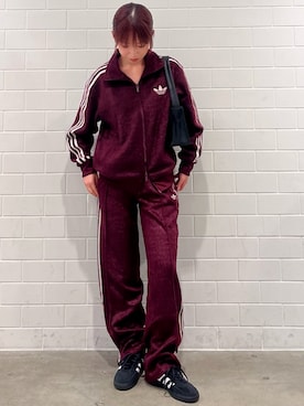 「アイテム（ジャージ）」を使った、RHさん（レディース・158cm）の秋コーディネート