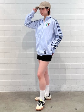 「adidas（アディダス）のアイテム（アクセサリー）」を使った、RHさん（レディース・158cm）の春コーディネート