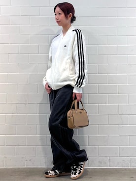 「アイテム（ジャージ）」を使った、RHさん（レディース・158cm）の秋コーディネート