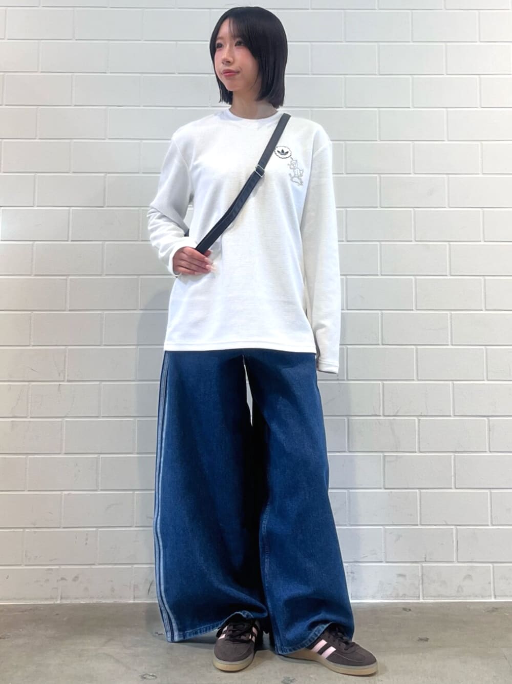 アディダス ファイヤーバード アディレニウム トラックパンツ デニム