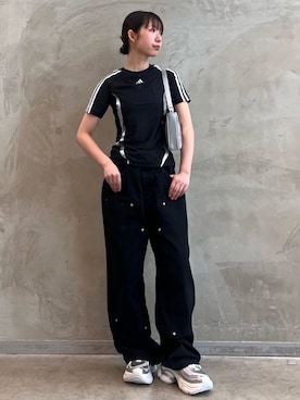 「厚底スニーカー」｜RHさん（レディース・158cm）の秋コーディネート