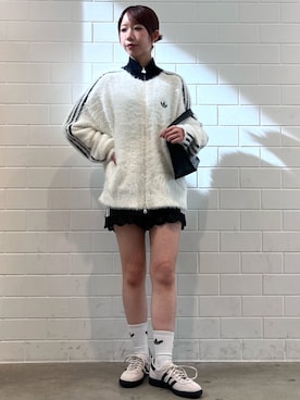 「アイテム（ジャージ）」を使った、RHさん（レディース・158cm）の秋コーディネート