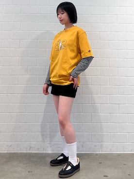 「adidas（アディダス）のサンバ ジェーン / Samba Jane シューズ / メリージェーンシューズ / アディダスオリジナルス adidas Originals（スニーカー、ブラック系）」を使った、RHさん（レディース・158cm）の春コーディネート