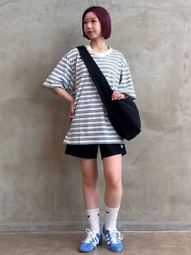「アイテム（ソックス/靴下）」を使った、RHさん（レディース・158cm）の夏コーディネート