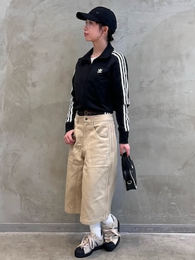 「アイテム（ジャージ）」を使った、RHさん（レディース・158cm）の夏コーディネート