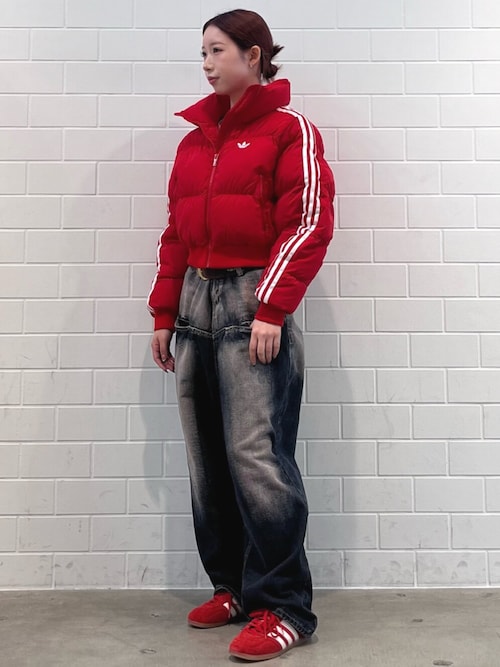 アディカラー クロップド合成ダウン パファー / アディダスオリジナル