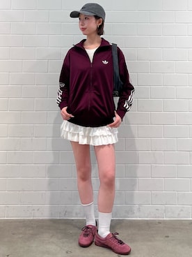 「アディダス」｜RHさん（レディース・158cm）の春コーディネート
