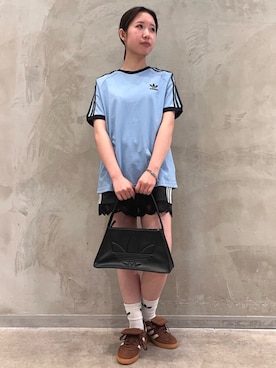 「アディダス」｜RHさん（レディース・158cm）の夏コーディネート