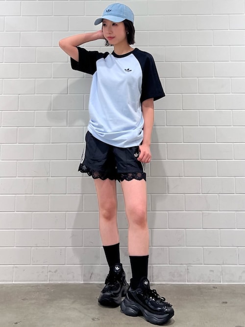 adidas（アディダス） パンツ レース トリム スリーストライプス