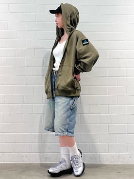 「adidas(アディダス)のアイテム(キャップ)」を使った、RHさん(レディース・158cm)の秋コーディネート